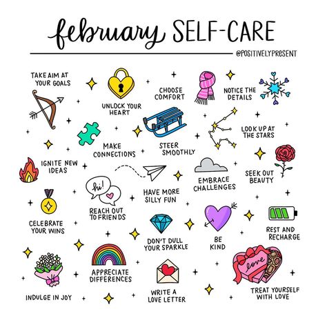 Dani DiPirro (@positivelypresent) • Instagram photos and videos February Self Care Ideas, February Self Care, February Quotes Inspirational, February Motivation, February Magick, February Quotes, Free Planner Templates, Happy February, Monthly Planner Template