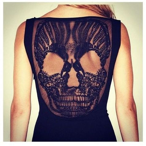 I want you close Skull Dress, Rocker Chic, A Skull, Black Skulls, Up Girl, Looks Style, Mode Inspiration, Womens Fall