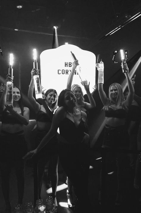 Bottle Service Club, Club Birthday Aesthetic, Bottle Girl Aesthetic Club, Bottle Girls Club, Bottle Service Girls, Bottle Service Aesthetic, Bottle Girl Aesthetic, Bottle Service Signs, Photo Soiree