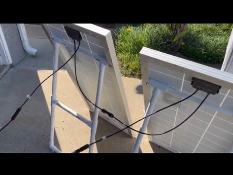 Build these portable solar suitcase stands with minimal tools and only a few materials. Off Grid Solar, Our Solar System, Ham Radio, Solar System, Solar Panels, Solar, Building, 10 Things