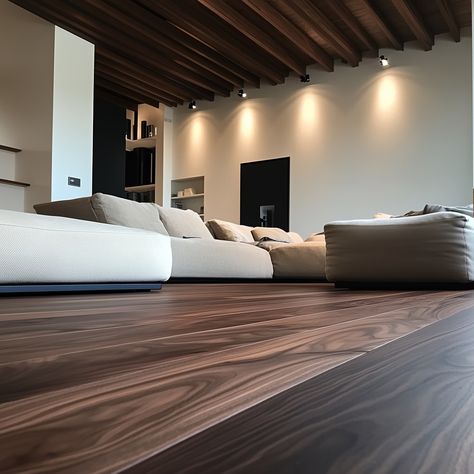 the matt finish dark santos rosewood plank in a young couple house and very simple but comfortable interior design home #parquet #flooring #plank #interiordesign #hospitality Couple House, Young Couple, Parquet Flooring, Design Home, House Design, Flooring, Interior Design, Design, Santos