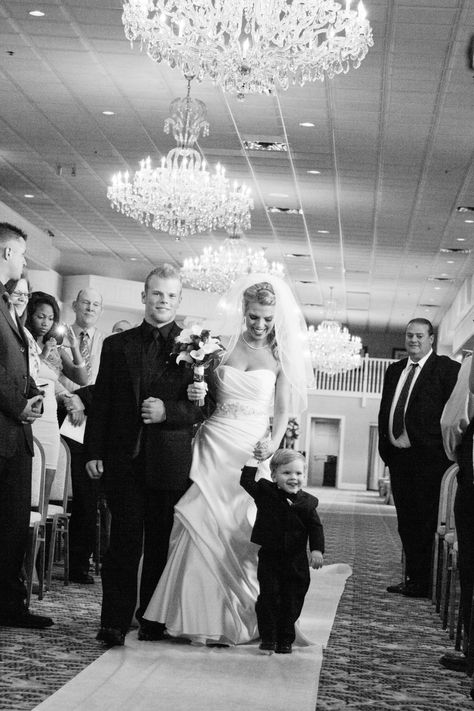 walking down the aisle, bride with her son and brother Son And Dad, We're Engaged, Bohemian Style Wedding, Wedding Pic, Beach Wedding Photography, Wedding Picture, Family Wedding, Wedding Time, Wedding Photography Inspiration