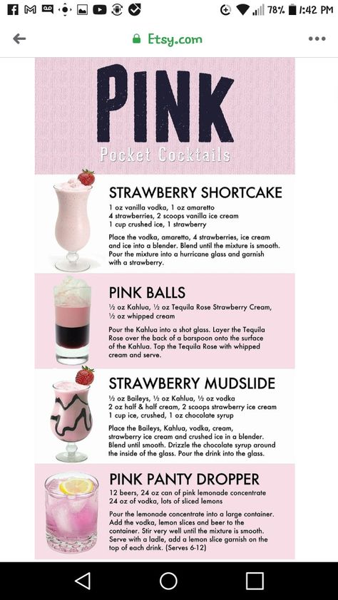 Pop Cocktails, Resep Starbuck, Tequila Rose, Fun Drinks Alcohol, Cocktail Drinks Alcoholic, Top Drinks, Mixed Drinks Alcohol, Yummy Alcoholic Drinks, Cocktail Poster