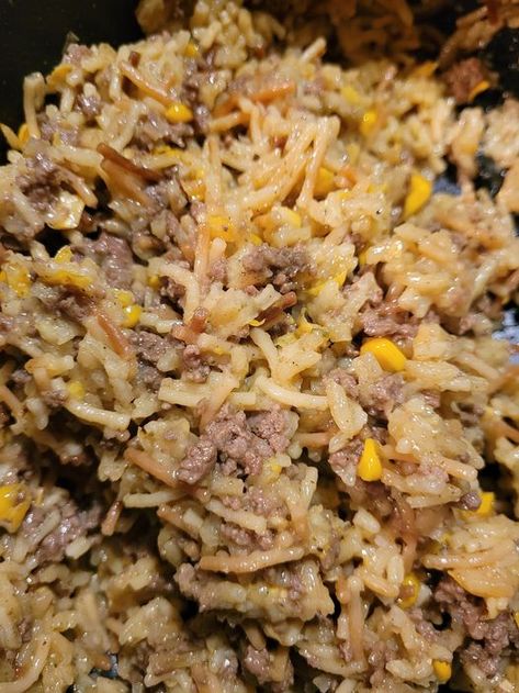 Hamburger  Rice a Roni Casserole – Tnextrecipes Rice A Roni Meals, Rice A Roni And Hamburger, Rice A Roni Beef Recipes, Beef Ricearoni Recipes, Hamburger And Elbow Macaroni Recipes, Hamburger Rice A Roni Recipes, Beef Rice A Roni Casserole, Rice Roni Recipes Ground Beef, Rice Roni Recipes