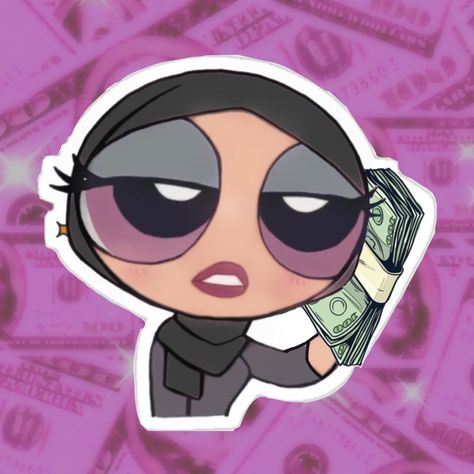 Money, hijabi, powerpuff girl, pfp, screensaver, aesthetic, hijab #Money #boujee #powerpuff #hijabi #hijab #cartoon #pfp #screensaver #aesthetic Pfp Hijab, Aesthetic Pfp For Youtube, Money Aesthetic Cartoon, Hijabi Powerpuff, Cartoon Profile Pics Hijab, Hijabi Cartoon Pfp, Hijabi Profile Picture Cartoon, Profile Picture Hijab Cartoon, Hijab Pfp