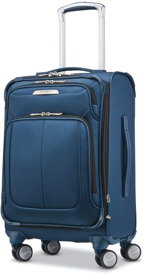 Soft shell suitcases may be traditional, but that doesn’t mean they’re old school. There are a number of modern styles made from durable fabrics. Many TFG readers are “team soft side luggage,” and have given some great reasons why! #TravelFashion #TravelLuggage #bestsuitcasebrands #bestsoftsuitcase #softcaseluggage #softsidesuitcase #SoftshellCarryOnLuggage #softcasesuitcase #hardsuitcasevssoft #hardvssoftluggage International Carry On Luggage, Best Luggage Brands, Carry On Size, Checked Luggage, Luggage Brands, Best Carry On Luggage, Best Luggage, Mediterranean Blue, Spinner Suitcase