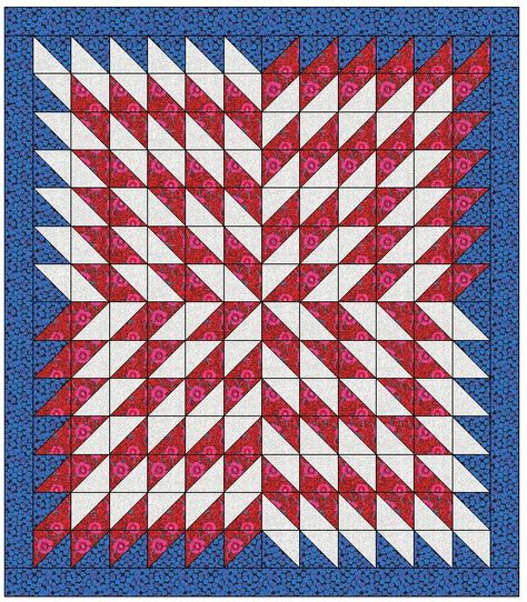 Starburst Quilt Pattern, Starburst Quilt, Making A Quilt, Half Square Triangle Quilts Pattern, Triangle Quilt Pattern, Triangle Quilts, Bargello Quilts, Missouri Star Quilt Company, Quilts Patterns