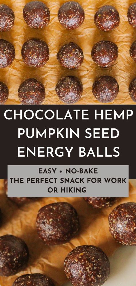 Hemp Seed Energy Balls, Pumpkin Seed Energy Balls, Aip Energy Balls, Pumpkin Seed Balls, Hemp Heart Protein Balls, Hemp Protein Balls, Hemp Seed Cookies, How To Use Hemp Seeds, Chia Seed Energy Balls