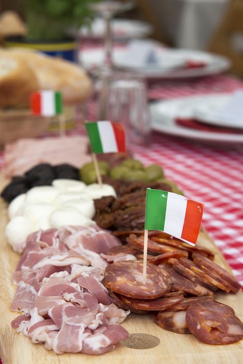 Kara's Party Ideas Italian Trattoria Birthday Party | Kara's Party Ideas Italian Festival Party, Italian Style Birthday Party, Italy Themed Birthday Party Decorations, Italian Birthday Party Ideas Decorations, Italian Party Ideas Decorations, Italian Party Favors, Italian Party Ideas, Italy Themed Birthday Party, Italian First Birthday Party