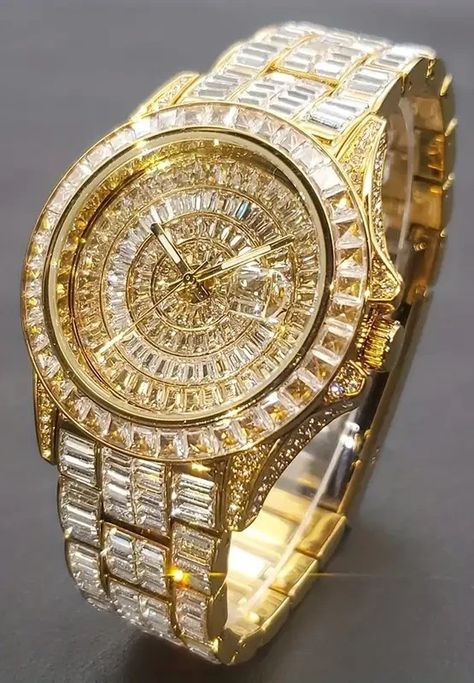 Million Dollar Watch, Most Expensive Rolex, Luxury Goals, Stylish Watches Men, Gold Diamond Watches, Fancy Watches, Expensive Jewelry Luxury, Mens Gold Jewelry, Mens Fashion Watches