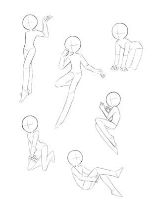 Mental Crisis, Body Bases, Body Base Drawing, Drawing Style, Easy Drawings Sketches, Concept Art Drawing, Figure Drawing Reference, Guided Drawing, 영감을 주는 캐릭터