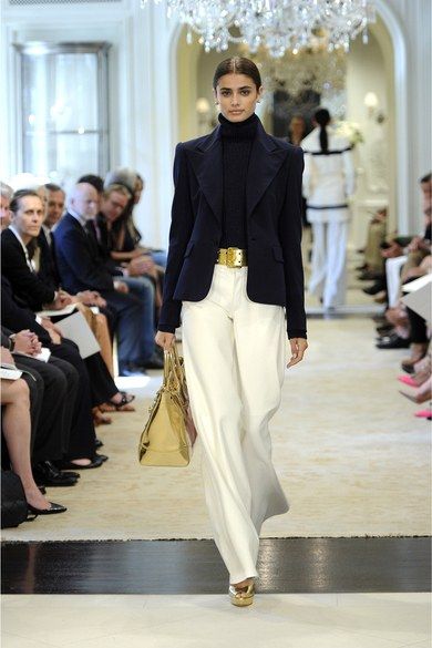 Ralph Lauren Fall 2023, Ralph Lauren Resort, Ralph Lauren Elegant, Black And White Outfit, Business Outfit, Looks Chic, 가을 패션, 2015 Fashion, Looks Style