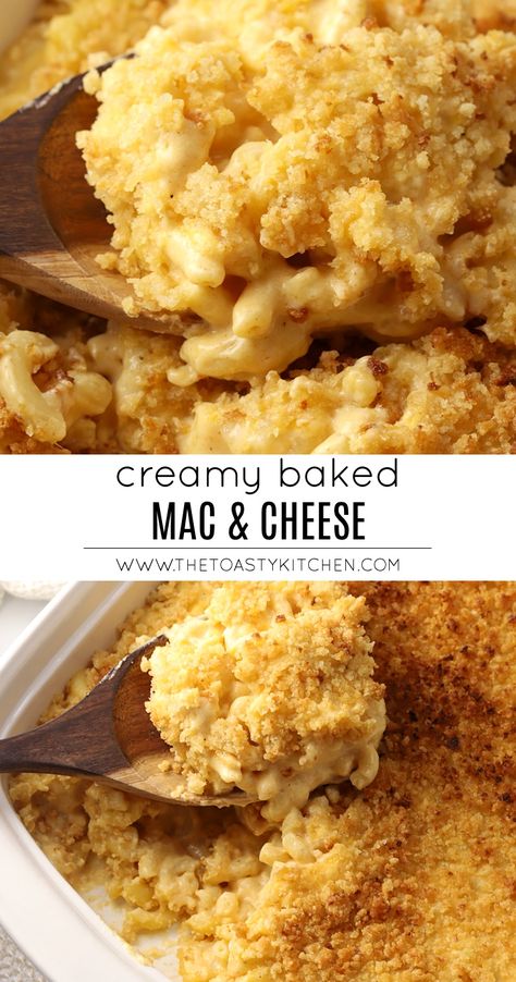 Creamy Baked Mac And Cheese Recipe, Creamy Baked Mac And Cheese, Thanksgiving Recipes Drinks, Cheesy Pasta Recipes, Creamy Cheese Sauce, Baked Mac And Cheese Recipe, Thanksgiving Food Sides, Easy Macaroni, Thanksgiving Dinner Recipes