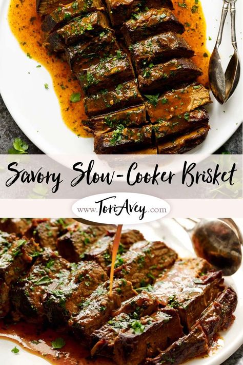 Slow Cooker Brisket Recipes, Brisket Crock Pot, Crock Pot Easy, Gluten Free Holiday Recipes, Slow Cooker Brisket, Kosher For Passover, Beef Brisket Recipes, Brisket Recipes, Jewish Food