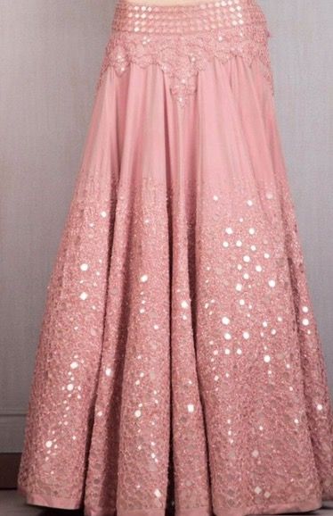 12 Stunning Lenghas with Mirror Work – hauteshaadidotcom Lehenga Skirts, Bridal Lehenga Collection, Lehenga Skirt, Desi Clothes, Lehenga Collection, Old Rose, Indian Attire, Designer Dresses Indian, Indian Outfit