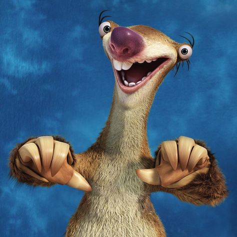 Sid Sid Ice Age, Ice Age Sid, Ice Age Collision Course, Ice Age Movies, Sid The Sloth, Blue Sky Studios, Num Num, Ice Age, Sloth