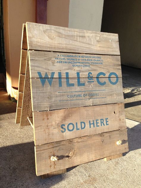 Signs. Wooden Apple Crates, Display Visual Merchandising, A Frame Sign, Apple Crate, Sidewalk Signs, Wooden Apple, Store Signage, Retail Signage, Shop Signage