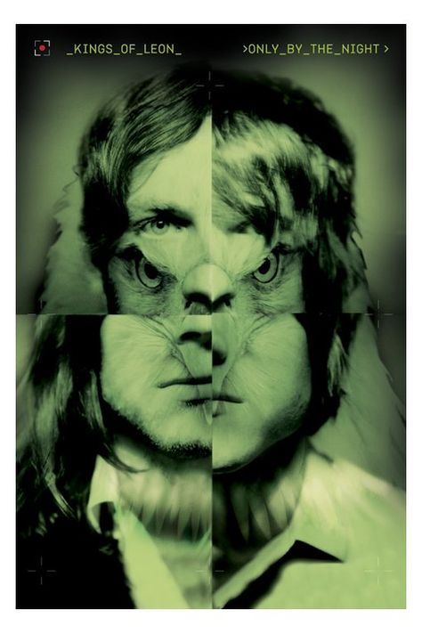 Jared Followill, Only By The Night, Caleb Followill, Kings Of Leon, Album Cover Art, Music Poster, Poster Print, Leon