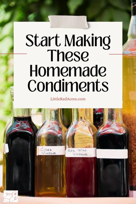 From classic favorites to exotic blends you can stop buying and start making these homemade condiments yourself. Farmstead Kitchen, Raw Sauerkraut, Homesteading Recipes, Homemade Caesar Salad Dressing, Homemade Hot Fudge, Diy Mixes, Homemade Fajita Seasoning, Pistachio Butter, Tamarind Sauce