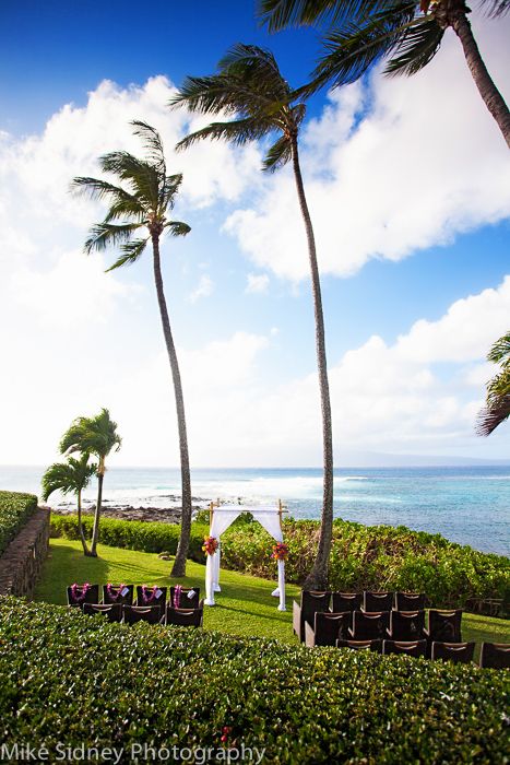 Merriman's Kapalua Maui wedding location / www.mikesidney.com Kapalua Maui, 2nd Wedding, Beautiful Beach Wedding, Location Inspiration, Beach Ideas, Maui Wedding, Gettin Hitched, Wedding Site, Hawaiian Wedding