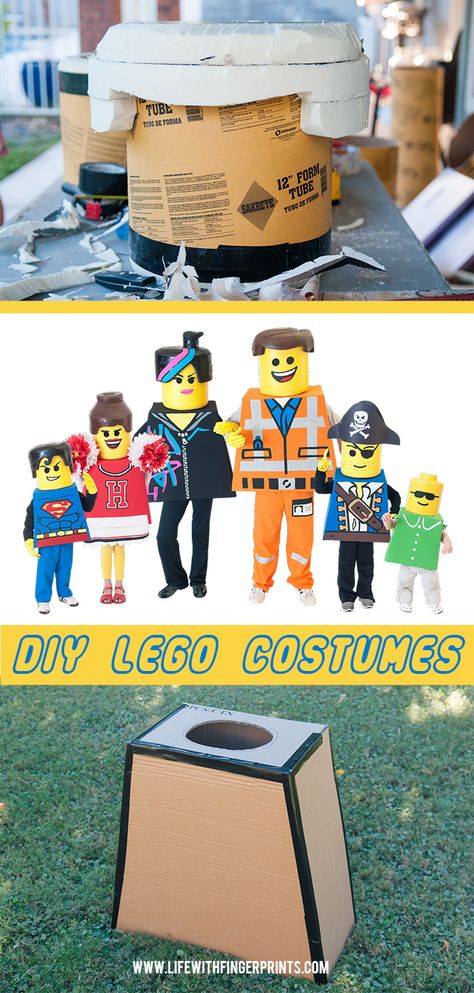 Lego Costume Diy, Lego Man Costumes, Lego Halloween Costumes, Lego Costumes, Ninjago Costume, Halloween Lego, Meme Costume, Lego Costume, Lego Halloween