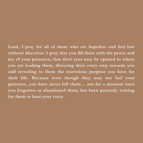 Christian quote Simple Prayers, Christian Quote, Verses Quotes, Feeling Lost, Jesus Is Lord, Verse Quotes, Christian Quotes, Bible Study, Verses