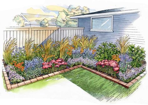 YardSmart Design - Garden Bed for Partial Sun Partial Sun Garden, Hummingbird Garden Plan, Easy Garden Projects, Flower Garden Ideas, Smooth Hydrangea, Garden Plan, Planting Plan, Sun Garden, Hummingbird Garden