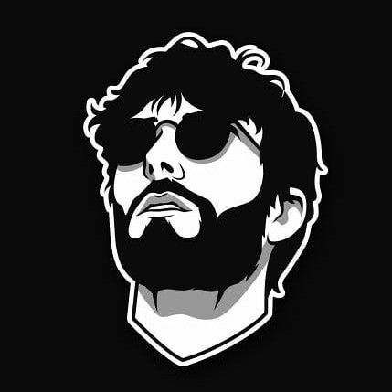 Minimalist Profile Picture, Profile Picture Avatar, Avatar Profile Picture, Adobe Illustrator Portrait, Beard Illustration, Black Avatar, Gaming Profile Pictures, Tipografi 3d, Beard Art