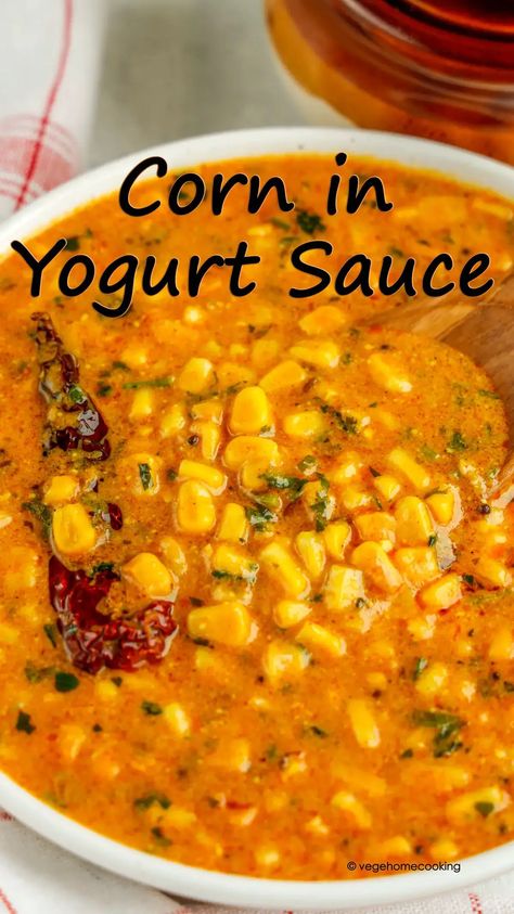 Corn Indian Recipes, Indian Corn Recipes, Corn Curry Recipe, Corn Curry, Masala Corn, Corn Recipes Side Dishes, Recipes Veggie, Jain Recipes, Indian Veg Recipes