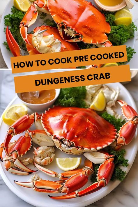 Do you want to learn how to cook pre cooked dungeness crab? If yes, you’re in the right place! Cooked Dungeness Crab Recipes, How To Cook Dungeness Crab, Whole Crab Recipes Dungeness, Dungenous Crab, Cooking Dungeness Crab, Dungeness Crab Legs, Dungeness Crab Recipes, Crab Dishes, Crab Boil