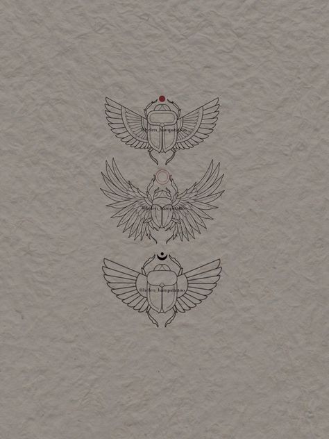 Egyptian Design Tattoo, Cool Egyptian Tattoos, Mini Egyptian Tattoo, Egyptian Tattoo Scarab, Fine Line Egyptian Tattoo, Egyptian Beatles Tattoo, Egypt Beetle Tattoo, Egyptian Inspired Tattoos, Hyrogliphics Tattoo Design