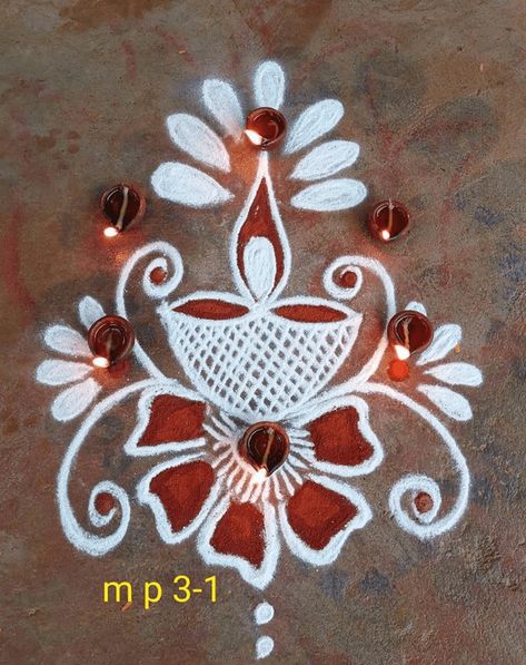 Tuesday Rangoli, Diwali Special Rangoli, Diwali Special Rangoli Design, Easy Rangoli Designs Videos, Very Easy Rangoli Designs, Rangoli Designs Photos, Rangoli Simple, Easy Rangoli Designs Diwali, Rangoli Side Designs