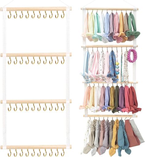 It's not just for Headbands, use it for what you like! Keep things organized and in place! Hair Accessories Organizer, Closet Storage Accessories, Hair Accessories Display, Headband Storage, Hair Product Storage, Decor For Nursery, Hair Bow Organizer, Headband Organizer, Hair Accessories Storage