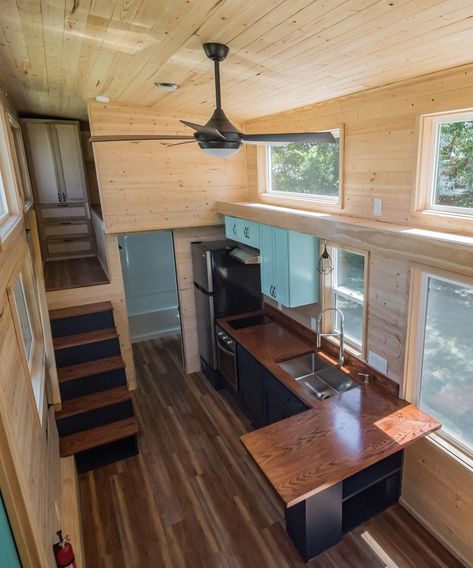 Tiny House Company, Blanket Tutorial, Evansville Indiana, Tiny House For Sale, Tiny House Inspiration, Tiny House Listings, Tiny House Bathroom, Cottage Interiors, Tiny Houses For Sale