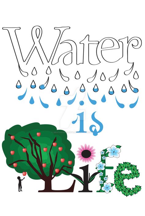 Water Is Life Poster, Water Poster Design, Water Conservation Poster, Save Environment Posters, Save Energy Poster, Save Water Drawing, Save Water Poster Drawing, Save Water Save Life, Save Water Poster