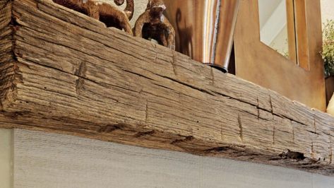 Reclaimed Hand Hewn Beam Fireplace Mantle | Elmwood Reclaimed Timber Reclaimed Fireplace Mantel, Mantel Installation, Rustic Fireplace Mantle, Beam Fireplace, Reclaimed Wood Fireplace, Wood Mantle Fireplace, Reclaimed Wood Mantel, Wood Mantel Shelf, Hand Hewn Beams