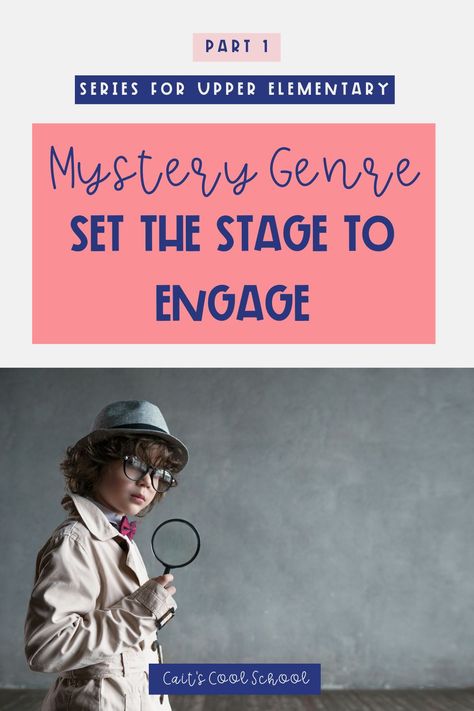 Get your upper elementary students excited about mysteries and teach them the vocabulary using an engaging book mission. Elementary Writing Activities, Elementary Reading Activities, Boxcar Children, Mystery Genre, Reading Unit, Elementary Teaching, Elementary Writing, Study Ideas, Upper Elementary Classroom