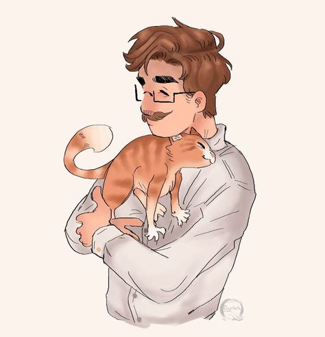 Harvey Fanart, Stardew Valley, Come Home, I Said, Rubber Stamps, Kitty