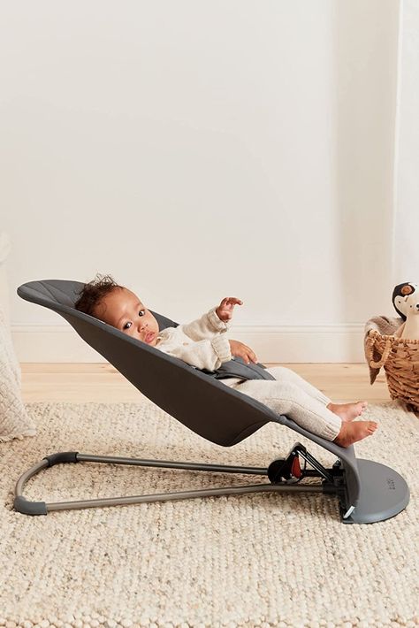 About this item: No infant insert needed Oeko Tex Certification Jpma certified/recommended Easy adjustment to 3 different positions Lays flat for easy storage Baby Bjorn Bouncer, Best Baby Bouncer, Baby Registry List, Newborn Stroller, Registry List, Church Nursery, Baby Lounger, Baby Bjorn, Baby Bouncer