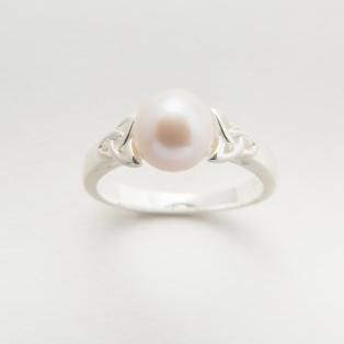 Trinity Knot Ring: Trinity Knot Engagement Rings - The Irish Store Wedding Ring Pearl, Jewelry Pearl Earrings, Beach Wedding Theme, Trinity Knot Ring, Pearl Wedding Ring, Earrings Cuff, Month October, Irish Ring Claddagh, Irish Rings