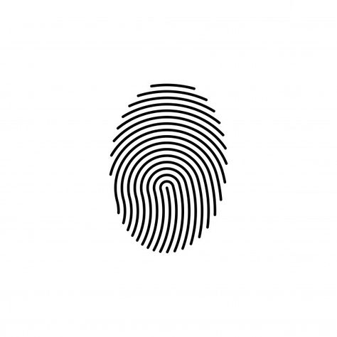 Finger Print Design, Fingerprint Logo, Deep Photos, Icon Template, Logo Illustration Design, Security Logo, Fingerprint Lock, Vector People, Heart Tattoo Designs