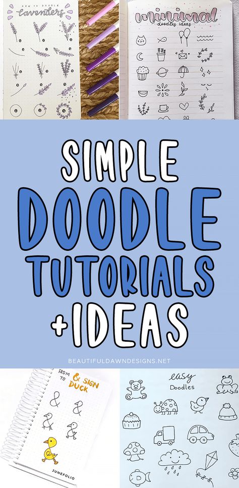 How I Doodle, Doodle Art For Beginners Step By Step, Easy Doodling Ideas, Doodle Drawings Step By Step, Tool Doodles, Easy Doodles Drawings Step By Step, Easy Doodle Art Design, How To Doodle For Beginners, Beginner Doodles