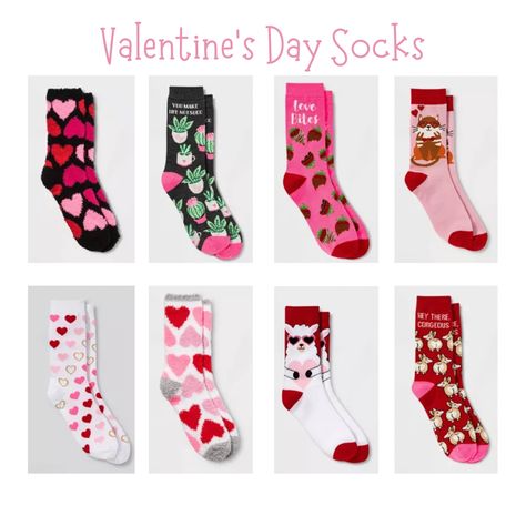 Valentine Socks, Valentines Socks, Target Finds, Cozy Socks, Valentines For Kids, Puppy Love, The Cutest, Valentine's Day, Valentines Day