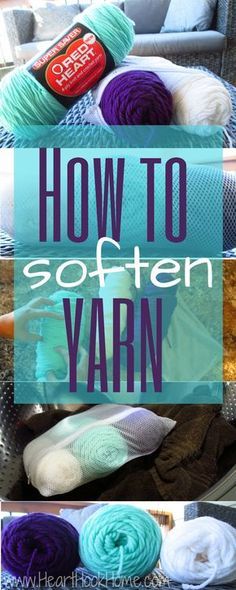 Do you have scratchy yarn? Oh no! Here's how to soften it BEFORE you crochet or knit, which softens it much more than after your project is complete. Score! Fair Isles, Knitted Wit, How To Knit, Crochet Diy, Crochet Instructions, Yarn Projects, Knitting Tutorial, Knit Or Crochet, Loom Knitting