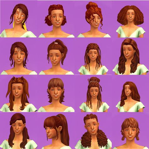 Sims 2 Games, Sims 2 Hair, Hair Clay, Kids Part, Shirt Tucked In, Long Braids, Summer Swim Suits, Tres Chic, Maxis Match