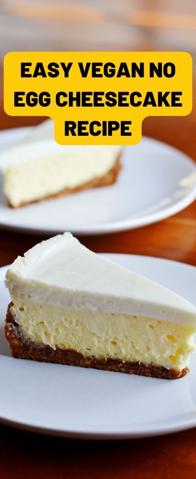 Egg Free Cheesecake Filling, No Egg Cheesecake, Cheesecake Recipes No Eggs, Cheesecake Without Eggs, Eggless Cheesecake Recipes No Bake, Vegan No Bake Cheesecake Filling, Peanut Butter Pie Filling, Vegan Egg Replacement, Vegan Cheesecake Recipe