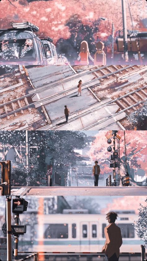 5cm Per Second, Shot Composition, 5 Centimeters Per Second, Makoto Shinkai Movies, Makoto Shinkai, Cute Bear Drawings, Anime Cover Photo, Anime Backgrounds Wallpapers, Anime Aesthetic