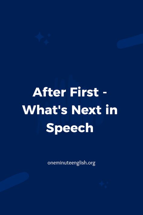 Curious about what phrases to use after 'first of all' in conversations? Whether you're giving a presentation or casually chatting, knowing how to smoothly transition is key. Explore natural phrases like 'second of all,' 'thirdly,' and alternatives that make your speech sound more intelligent and coherent. We'll cover a handy list of sequential terms to help organize your ideas effectively. Improving conversational skills can boost confidence in both personal and professional settings. Stop fumbling, and discover perfect phrases now! Giving A Presentation, How Do You Clean, Boost Confidence, English Course, Learn A New Language, What Next, Confidence Boost, English Teacher, Organization Help