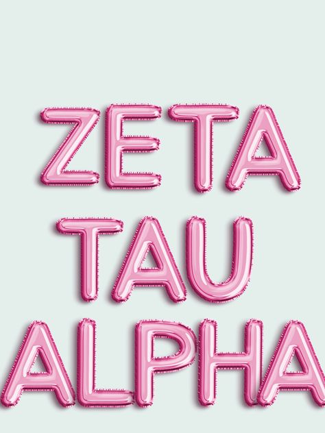 Zeta Tau Alpha Aesthetic, Zeta Tau Alpha Graphic, Go Greek, Zeta Tau Alpha, Pink Print, Pink And Orange