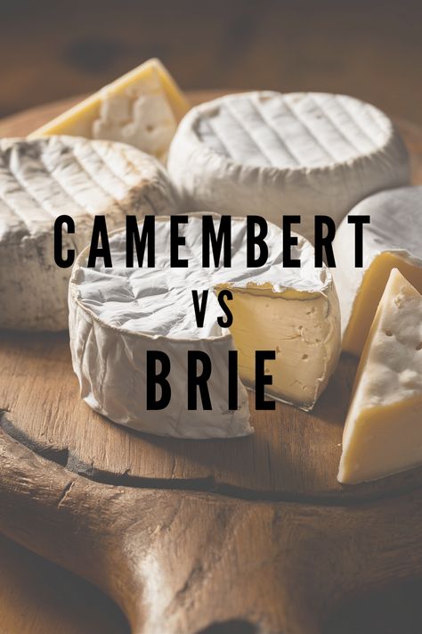 Camembert vs Brie: The Ultimate Cheese Showdown - AnyCheese Brie Cheese Photography, Baked Camembert Cheese Recipes, Camembert Cheese Board, Camembert Cheese Recipes, Baked Camembert, Classic Appetizers, Savory Pastry, Brie Cheese, Baked Brie